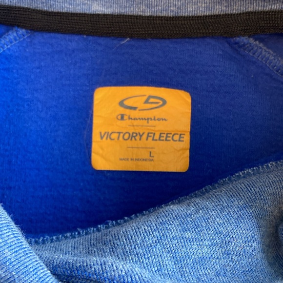 C9 by Champion Womens Size L Blue Victory Fleece Turtleneck Pullover Sweatshirt - Picture 8 of 13